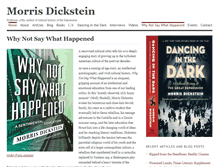 Tablet Screenshot of morrisdickstein.com